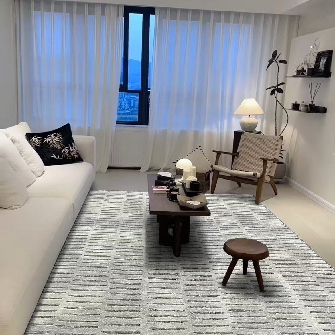 Luxury handmade tufted gun stitch carpet (twig)