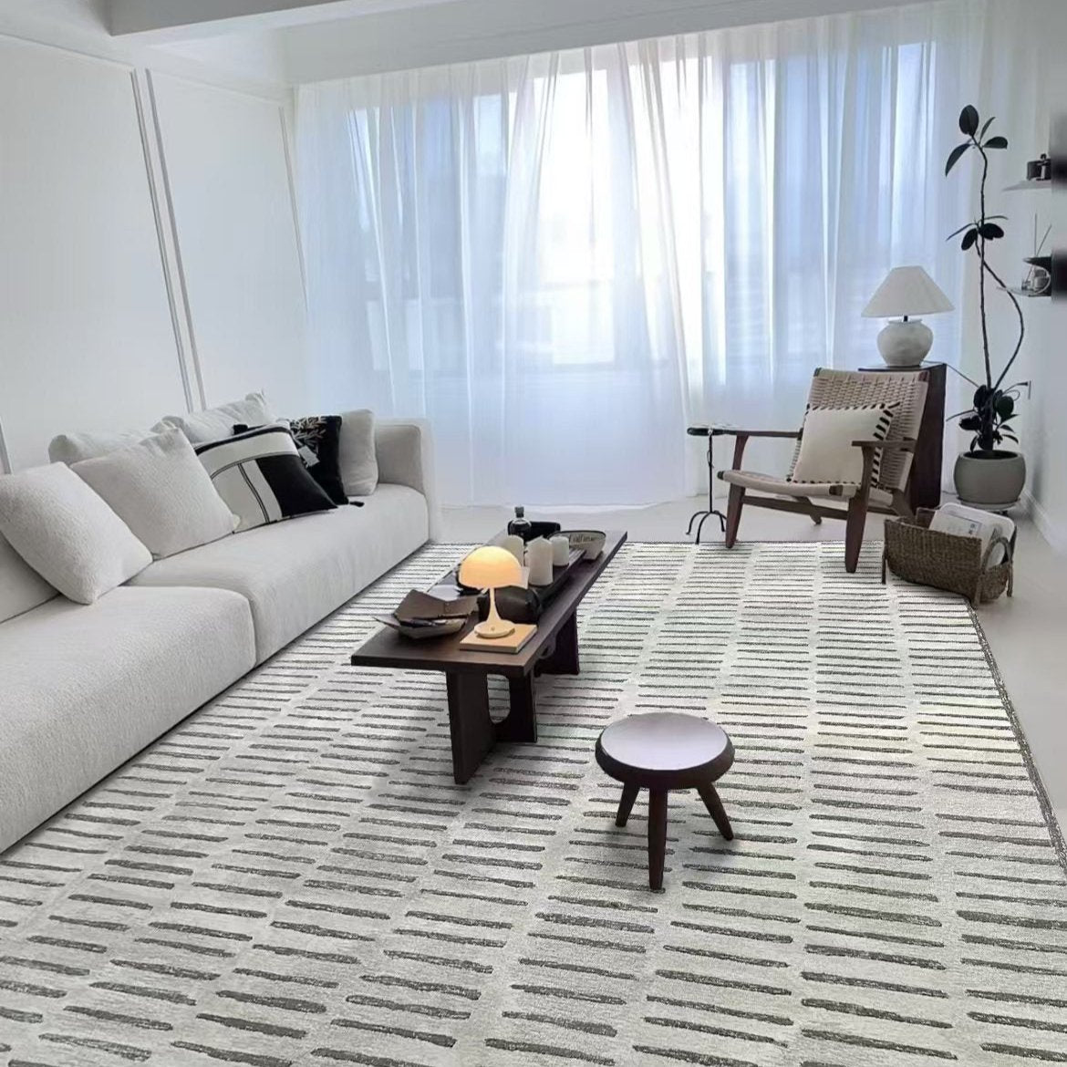 Luxury handmade tufted gun stitch carpet (twig)