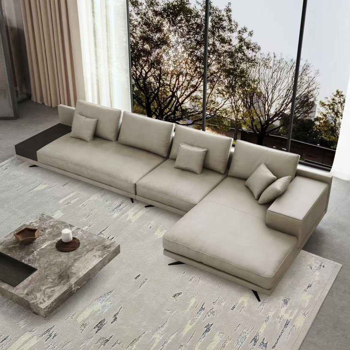 High-quality handmade tufted gun-stitched carpet (mural)
