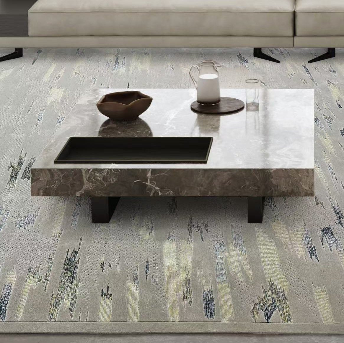 High-quality handmade tufted gun-stitched carpet (mural)