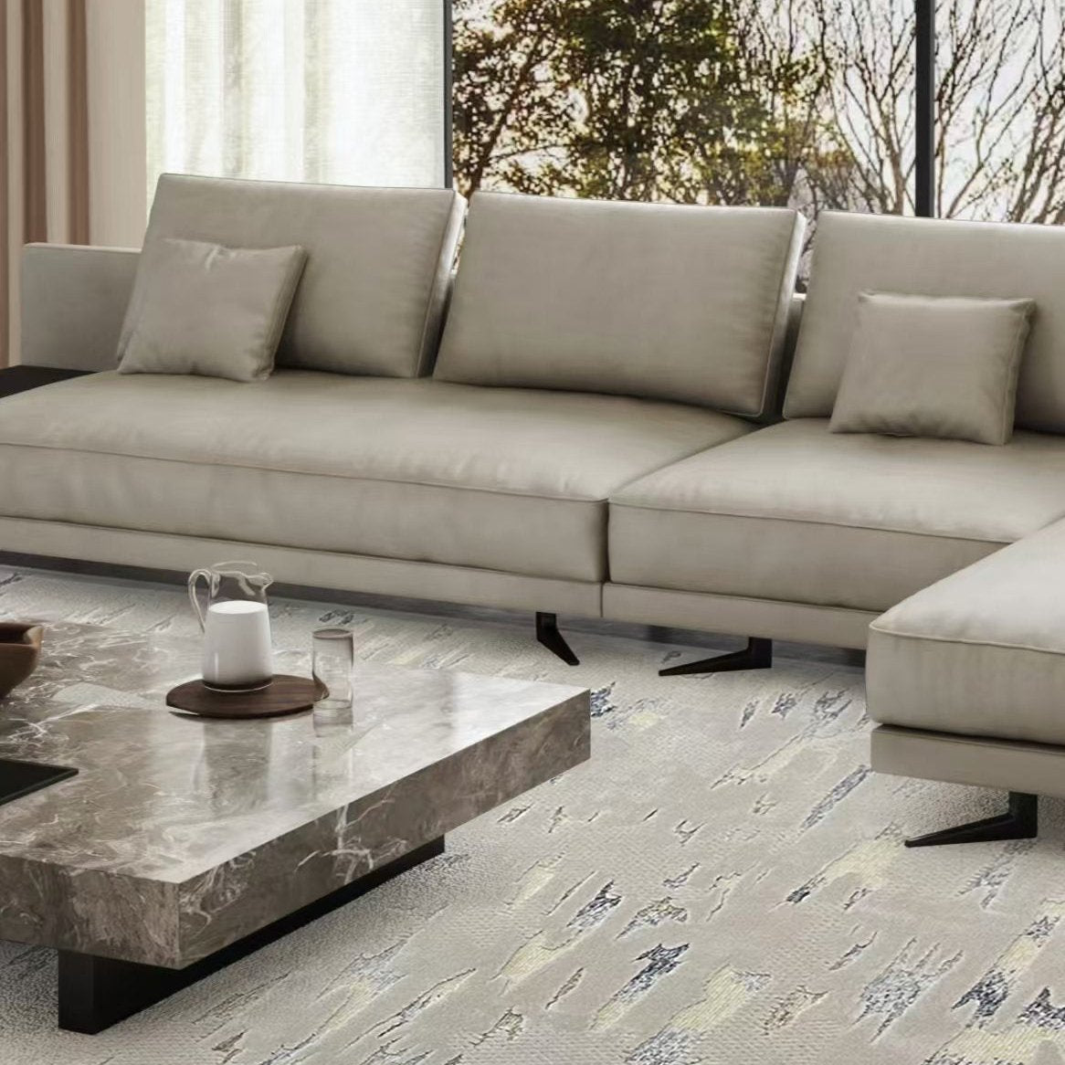 High-quality handmade tufted gun-stitched carpet (mural)