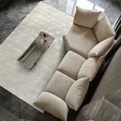 High-quality handmade tufted gun-stitched carpet (pearl)