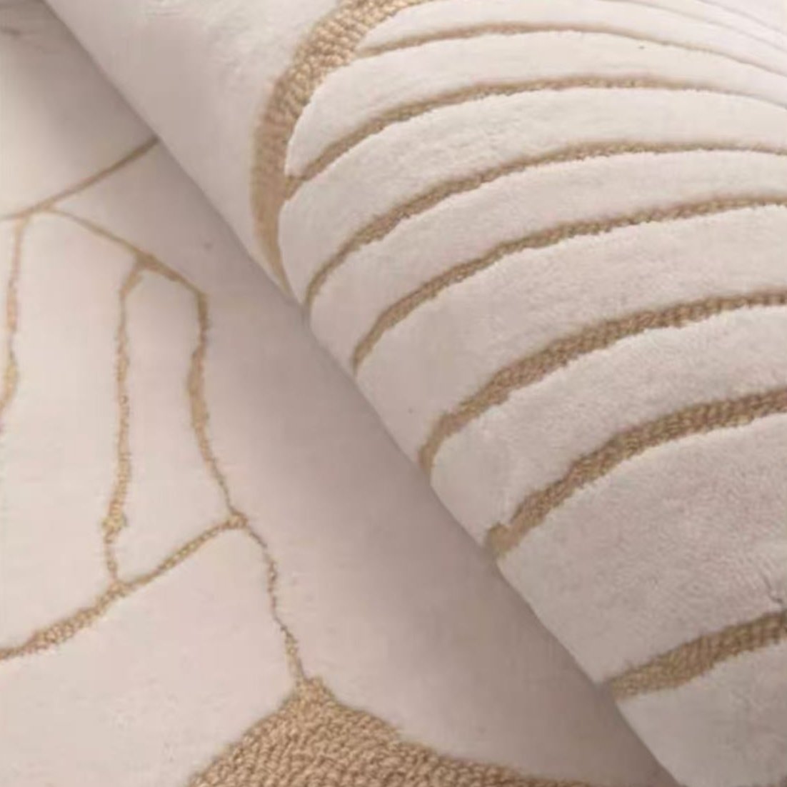 High-quality handmade tufted gun-stitched carpet (reef)