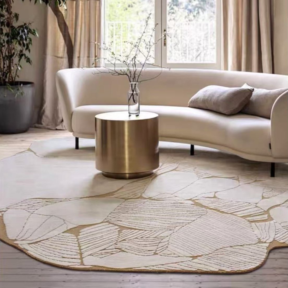High-quality handmade tufted gun-stitched carpet (reef)