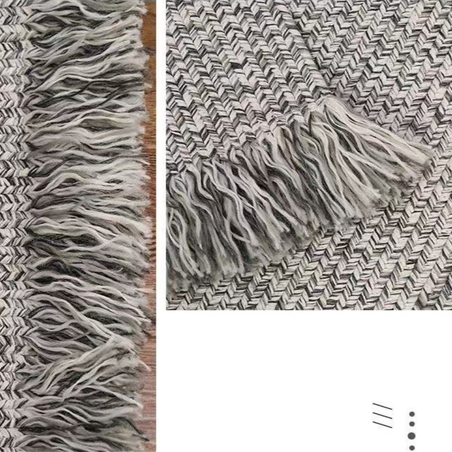 Create a natural tropical atmosphere! Hand-woven fringe carpet (SOFTY)