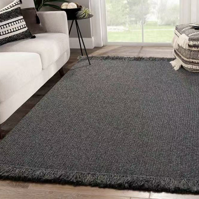 Create a natural tropical atmosphere! Hand-woven fringe carpet (SOFTY)
