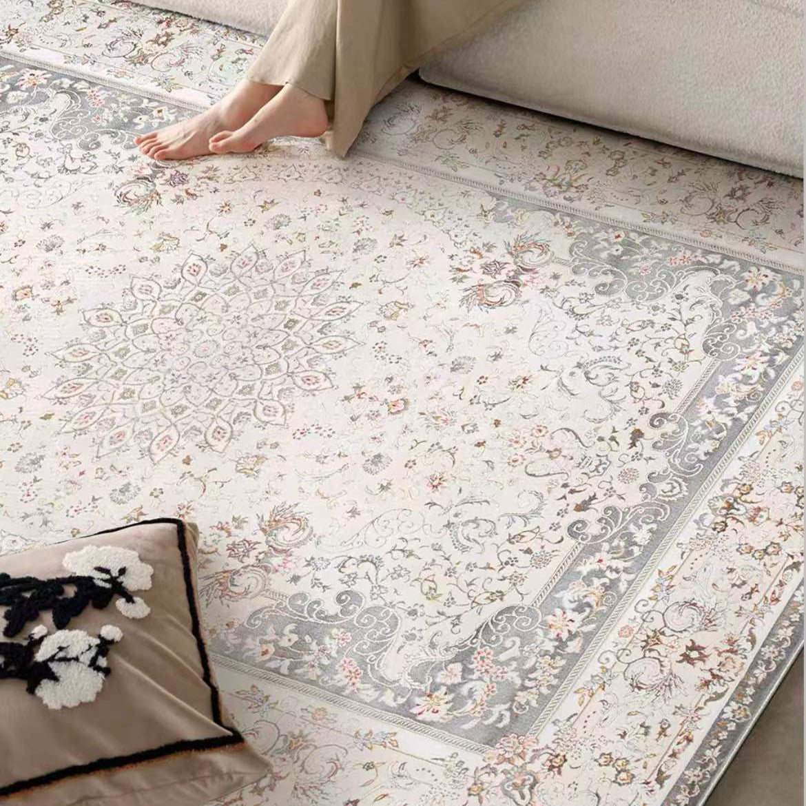 Classic Nordic 3D design Wilton woven carpet (Turkish carpet 02) 