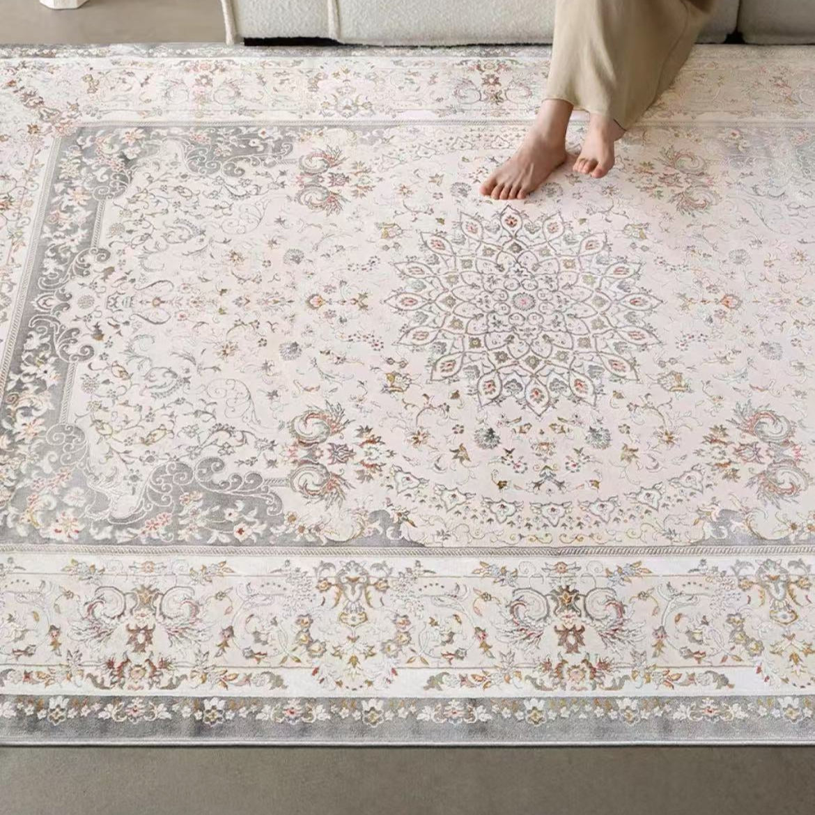 Classic Nordic 3D design Wilton woven carpet (Turkish carpet 02) 