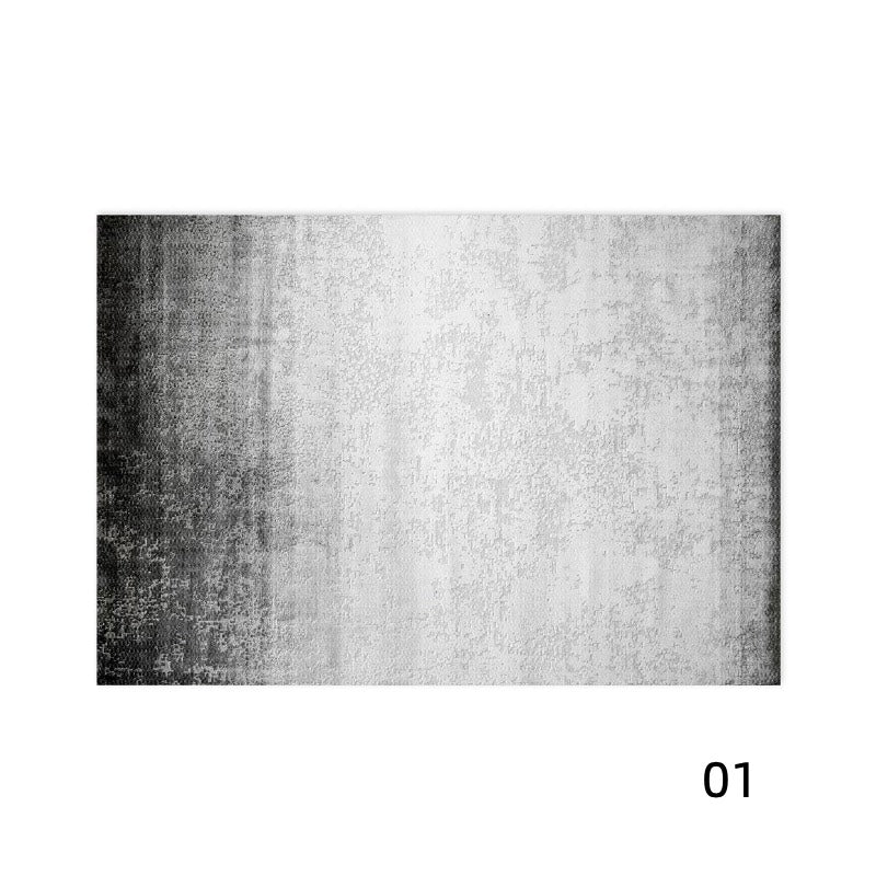 Perfect for a monochrome room. Stylish grey Wilton woven rug (Keladi)
